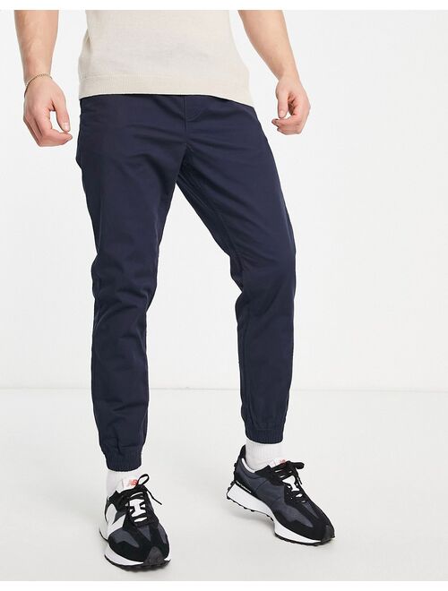 Jack & Jones Intelligence cuffed pants in navy