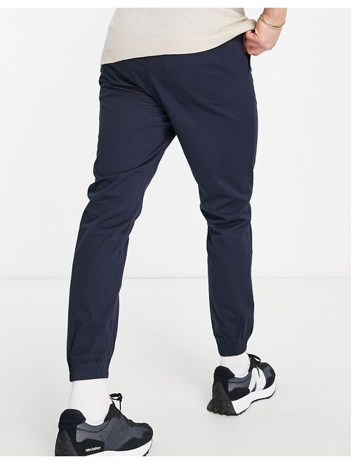 Jack & Jones Intelligence cuffed pants in navy