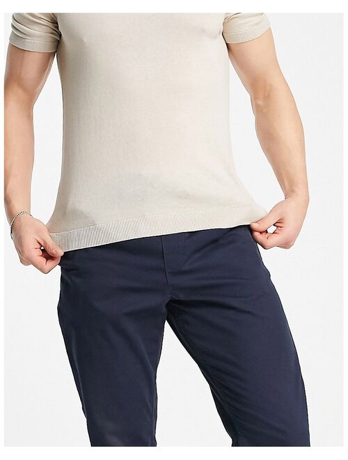 Jack & Jones Intelligence cuffed pants in navy