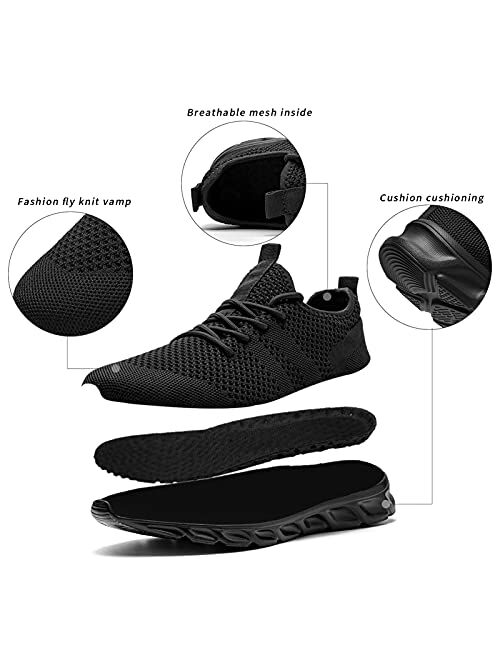 Tvtaop Mens Tennis Shoes Athletic Running Shoes Lightweight Sneakers Non Slip Walking Gym Shoes