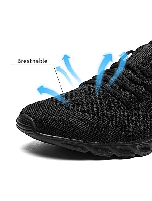 Tvtaop Mens Tennis Shoes Athletic Running Shoes Lightweight Sneakers Non Slip Walking Gym Shoes