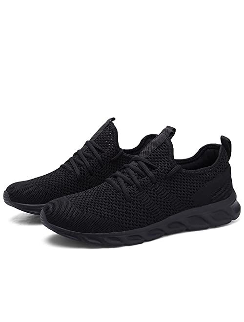 Tvtaop Mens Tennis Shoes Athletic Running Shoes Lightweight Sneakers Non Slip Walking Gym Shoes