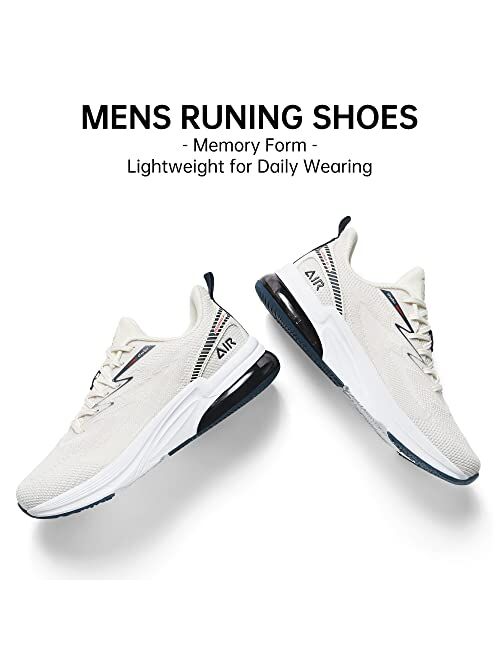 BEYDR Air Athletic Running Shoes for Mens Tennis Sneakers Breathable Lightweight Fitness Gym Jogging Walking Sport Sneakers