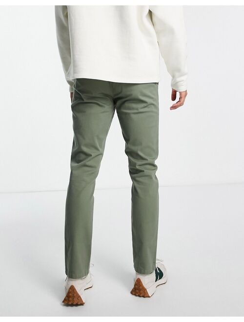 ASOS DESIGN slim chinos in khaki