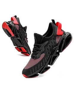 Binshun Mens Walking Running Tennis Athletic Shoes Blade Fashion Sneakers