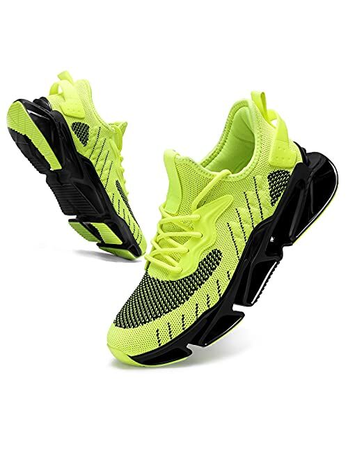 Binshun Mens Walking Running Tennis Athletic Shoes Blade Fashion Sneakers