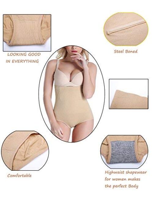 Sliot Women Waist Trainer Tummy Control Panties Body Shaper High Waisted Shapewear Briefs Butt Lifter Slimming Corset Seamless