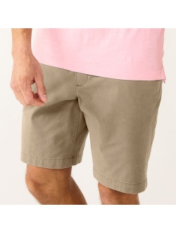 9-Inch Flexwear Flat-Front Shorts