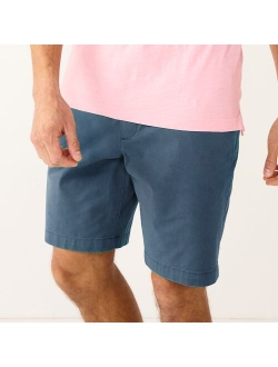 9-Inch Flexwear Flat-Front Shorts