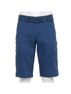 Belted Casual Cargo Shorts