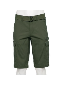 Belted Casual Cargo Shorts