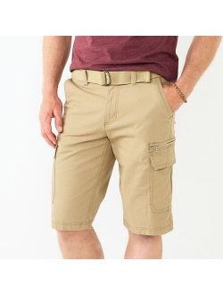 Belted Casual Cargo Shorts