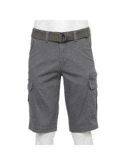 Belted Casual Cargo Shorts