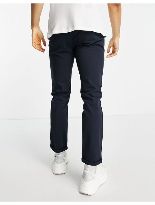 ASOS DESIGN slim chinos in navy