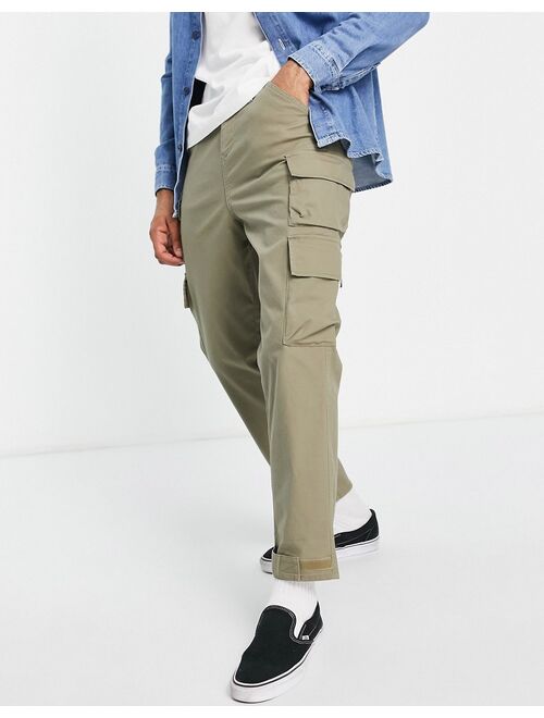 ASOS DESIGN skater cargo pants in light khaki