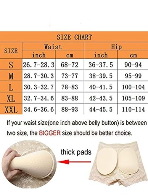 NINGMI Women Butt Lifter Padded Shapewear Enhancer Control Panties Body Shaper Underwear