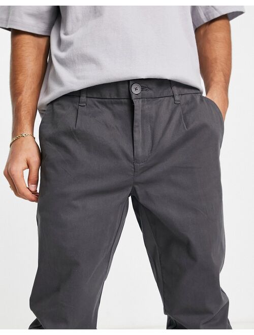 Only & Sons chino slim fit in gray