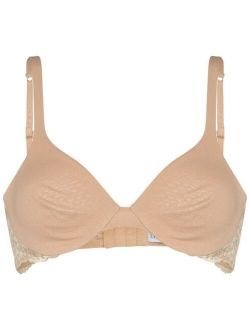 Souple lace-trimmed push-up bra