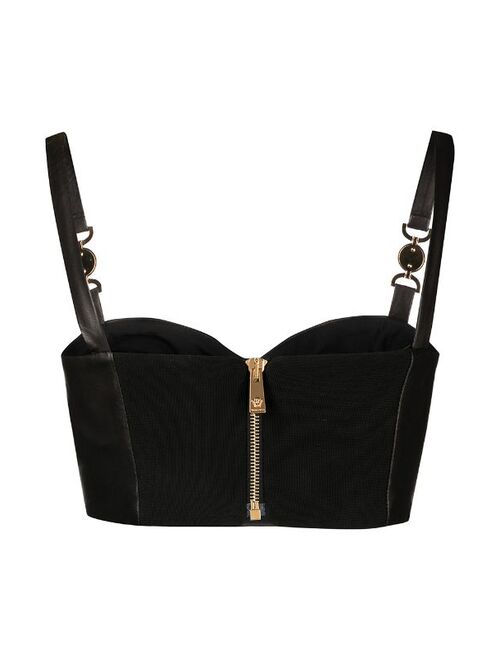 Versace Medusa Head motif bralette