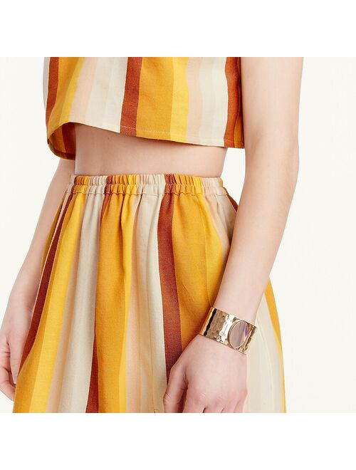 Limited-edition Marrakshi Life X J.Crew side-slit maxi skirt