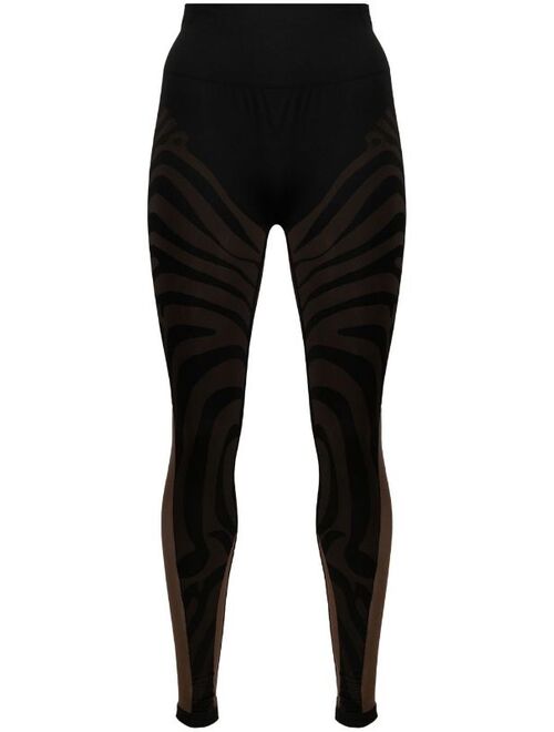 Wolford x GCDS Elegant animalier leggings