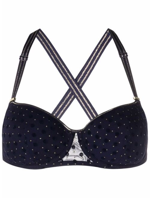 Marlies Dekkers polka-dot print padded-cup bra