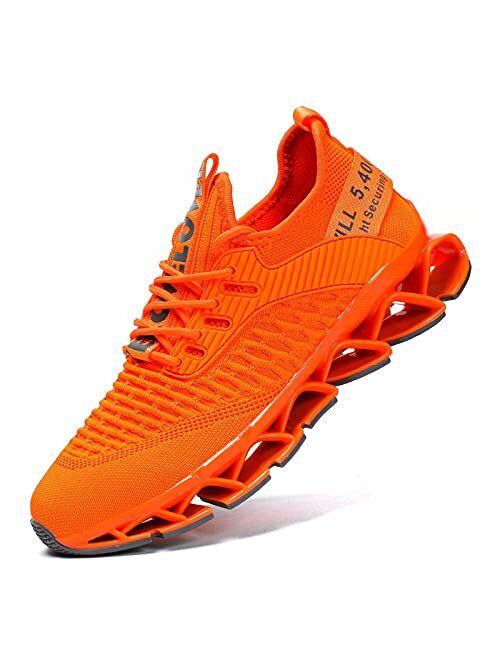 Kundork Womens Running Shoes Blade Tennis Walking Fashion Sneakers Breathable Non Slip Gym Sports Work Trainers