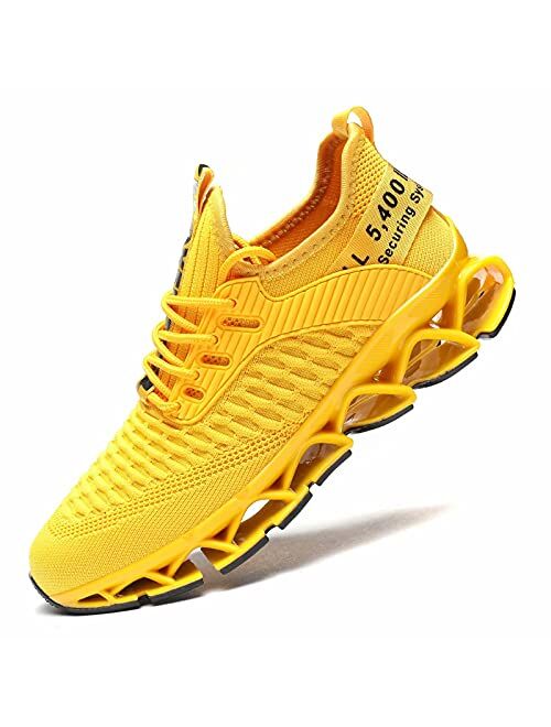 Kundork Womens Running Shoes Blade Tennis Walking Fashion Sneakers Breathable Non Slip Gym Sports Work Trainers