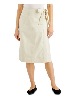 Tie Faux-Wrap Skirt, Created for Macy's