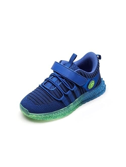 Boys Girls Lightweight Breathable Tennis Running Shoes Kids Athletic Fashion Sneakers