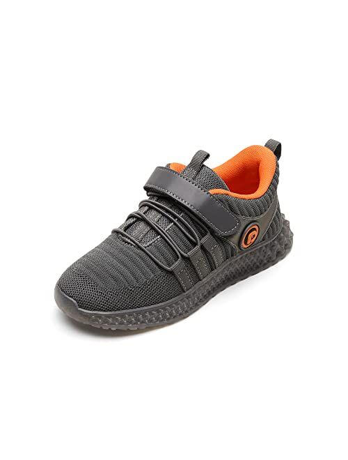 DREAM PAIRS Boys Girls Lightweight Breathable Tennis Running Shoes Kids Athletic Fashion Sneakers