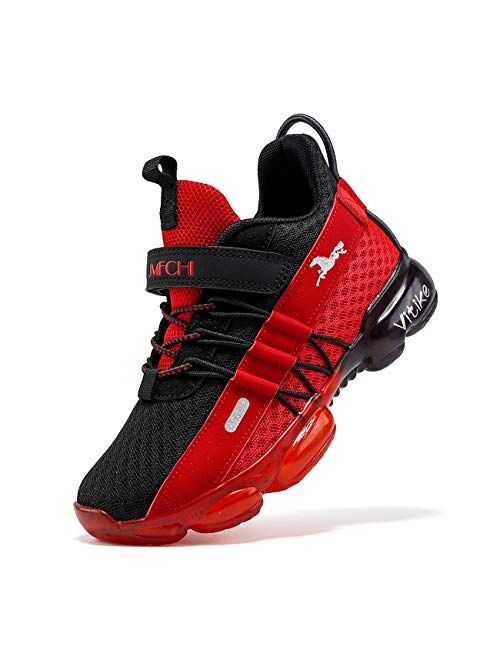 Vituofly Boys Sneakers Kids Running Shoes Girls Mesh Fitness Shoe Indoor Training Sneaker Lightweight Outdoor Sports Athletic Tennis Shoes for Little Kid/Big Kid