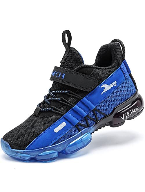 Vituofly Boys Sneakers Kids Running Shoes Girls Mesh Fitness Shoe Indoor Training Sneaker Lightweight Outdoor Sports Athletic Tennis Shoes for Little Kid/Big Kid