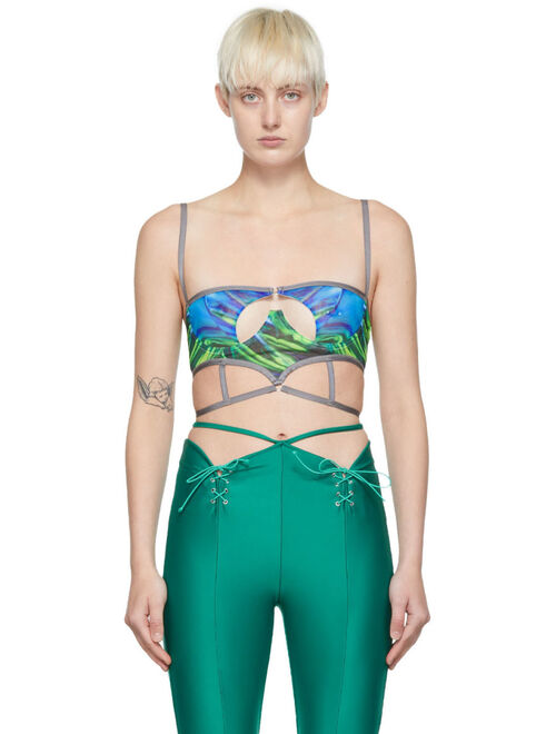 DIDU Green Polyester Bra