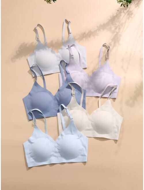 Shein 5pack No Show Bra