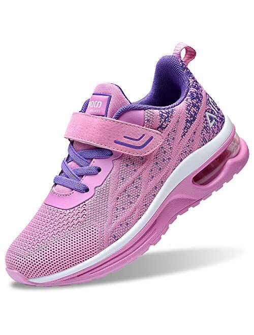 Autper Kids Air Tennis Running Shoes Memory Foam Athletic Lightweight Sports Walking Sneakers for Boys Girls (Little Kid/Big Kid)