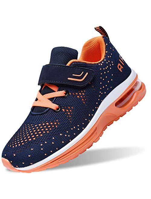 Autper Kids Air Tennis Running Shoes Memory Foam Athletic Lightweight Sports Walking Sneakers for Boys Girls (Little Kid/Big Kid)