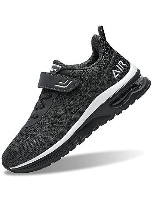 Autper Kids Air Tennis Running Shoes Memory Foam Athletic Lightweight Sports Walking Sneakers for Boys Girls (Little Kid/Big Kid)