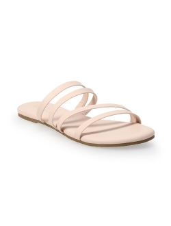 LC Lauren Conrad Jade Women's Strappy Slide Sandals