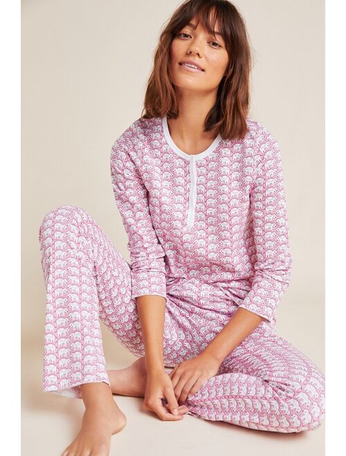 Roller Rabbit Elephant Pajama Set