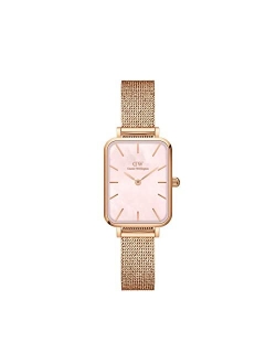 Quadro Melrose Watch, Rose Gold Mesh Bracelet, 20x26mm