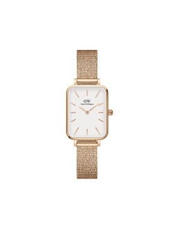 Quadro Melrose Watch, Rose Gold Mesh Bracelet, 20x26mm