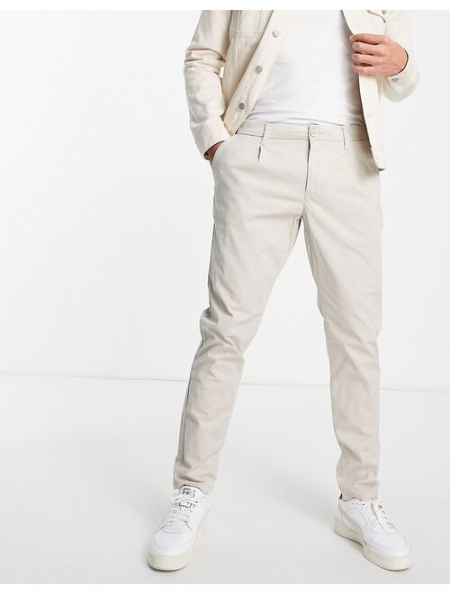 Only & Sons slim fit chinos in beige