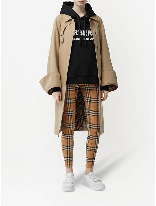 Burberry Vintage check logo leggings