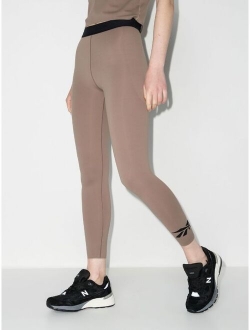 x Victoria Beckham logo-print full-leg leggings