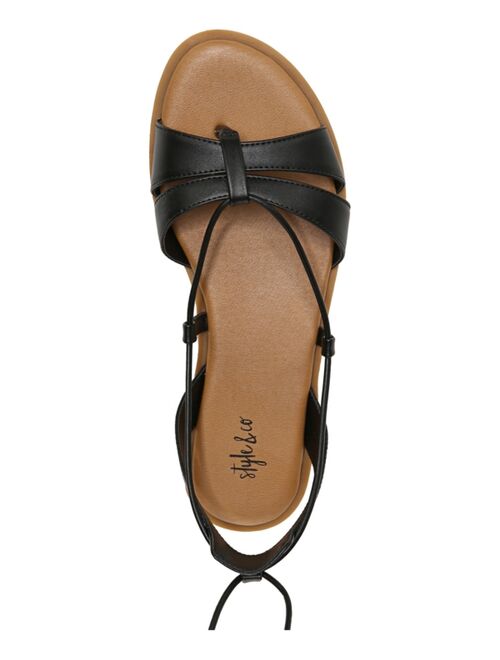 STYLE & CO Cairro Flat Sandals, Created for Macy's