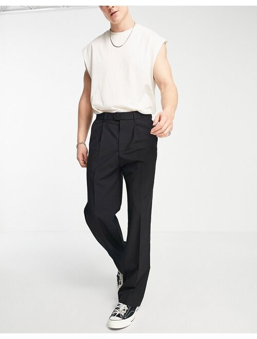 Weekday Conrad Wide Pants in Black