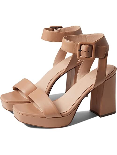 Naturalizer Jaselle Leather Ankle Strap Sandals