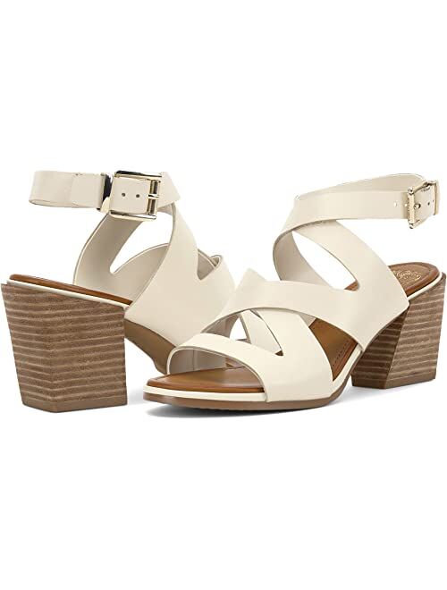 Vince Camuto Deverey Leather Crisscross Straps Sandals