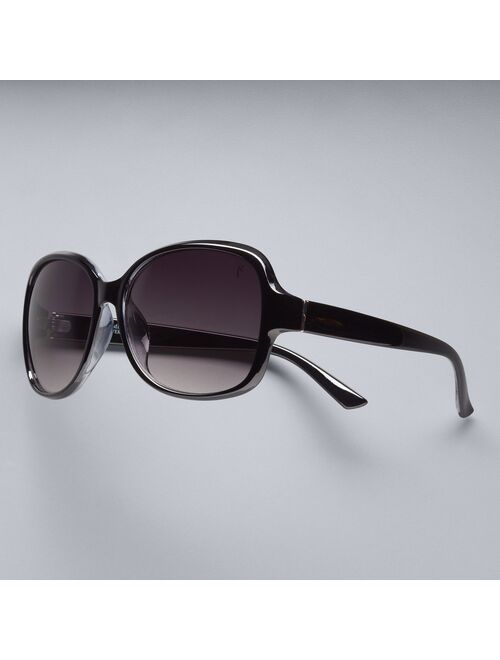 Women's Simply Vera Vera Wang Birdie Midsize Square Sunglasses